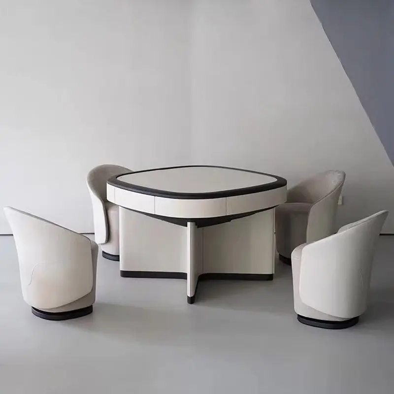 Mahjong table Automatic villa Large flat floor household chess and card room Square sparrow table