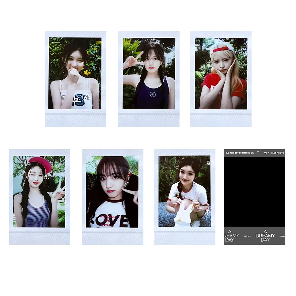 6pcs/set Kpop Idol IVE Lomo Cards 2023  A DREAMY DAY Photocards Photo Card Postcard for Fans Collection