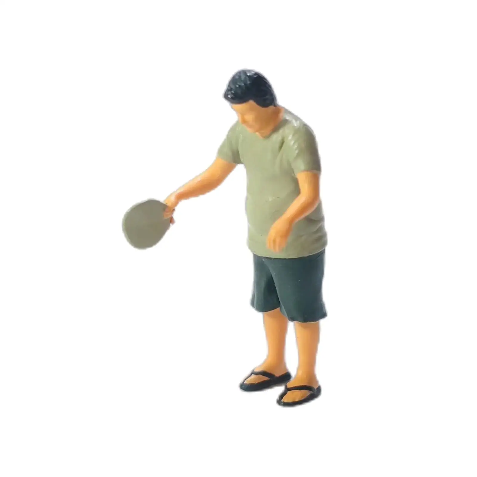 1/64 BBQ Figure Model Layout Decoration Micro Landscape Desktop Ornament S Scale Miniature Scenes Diorama Scenery Decor
