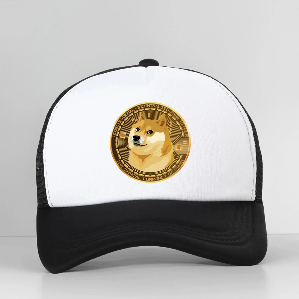 New Bitcoin Mining Funny mesh Trucker Hat Men Women Summer Hip Hop Cool Breathable Baseball Cap