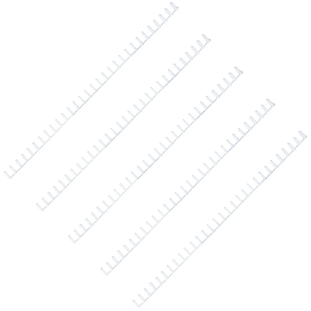 Bisagra de libro cortable de 30 agujeros, carpeta de hojas sueltas Premium para manualidades de cuaderno DIY, bisagra de hojas largas y sueltas, 5 uds., 10Mm