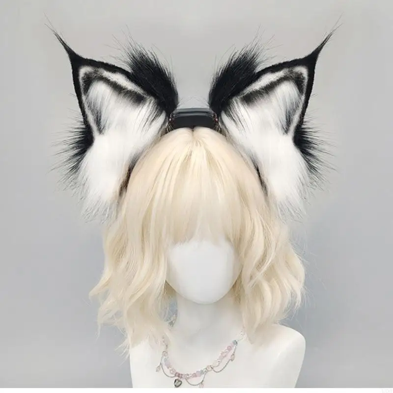 Y3NE Electric Wolf Ear Headband Sweet Girls Halloween Cosplay Props Ears