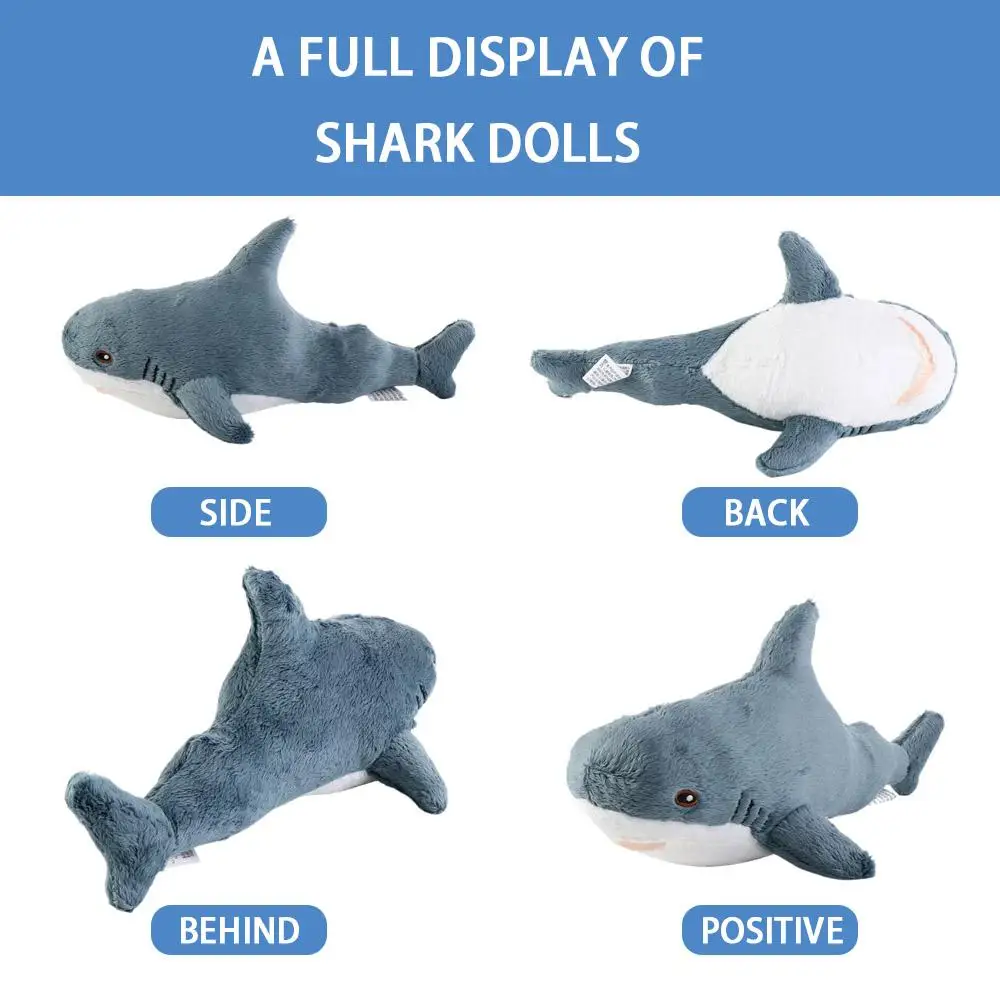 Sleeping Mate Toy Birthday Present Christmas Gift Stuffed Animal Shark Stuffed Dolls Giant Shark Plush Toy Birthday Gifts