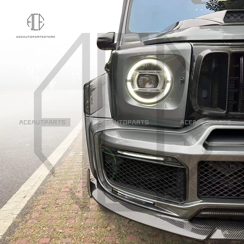 2020year W464 G63 fog light cover W463A car front bumper parts for G class W464 W463A G63 G65 G550 G350 front bumpers fog covers