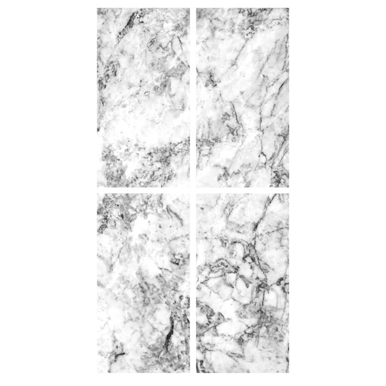 

White Gray Marble Wallpaper Self-Adhesive Peel and Stick Countertops Wallpaper for Cabinet Countertop Furniture Kitchen