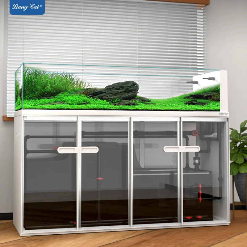 

Large Modern Style Glass Fish Tank Stock Tank Marine Fish Aquarium Supplies Fish Tank Stands on Sale
