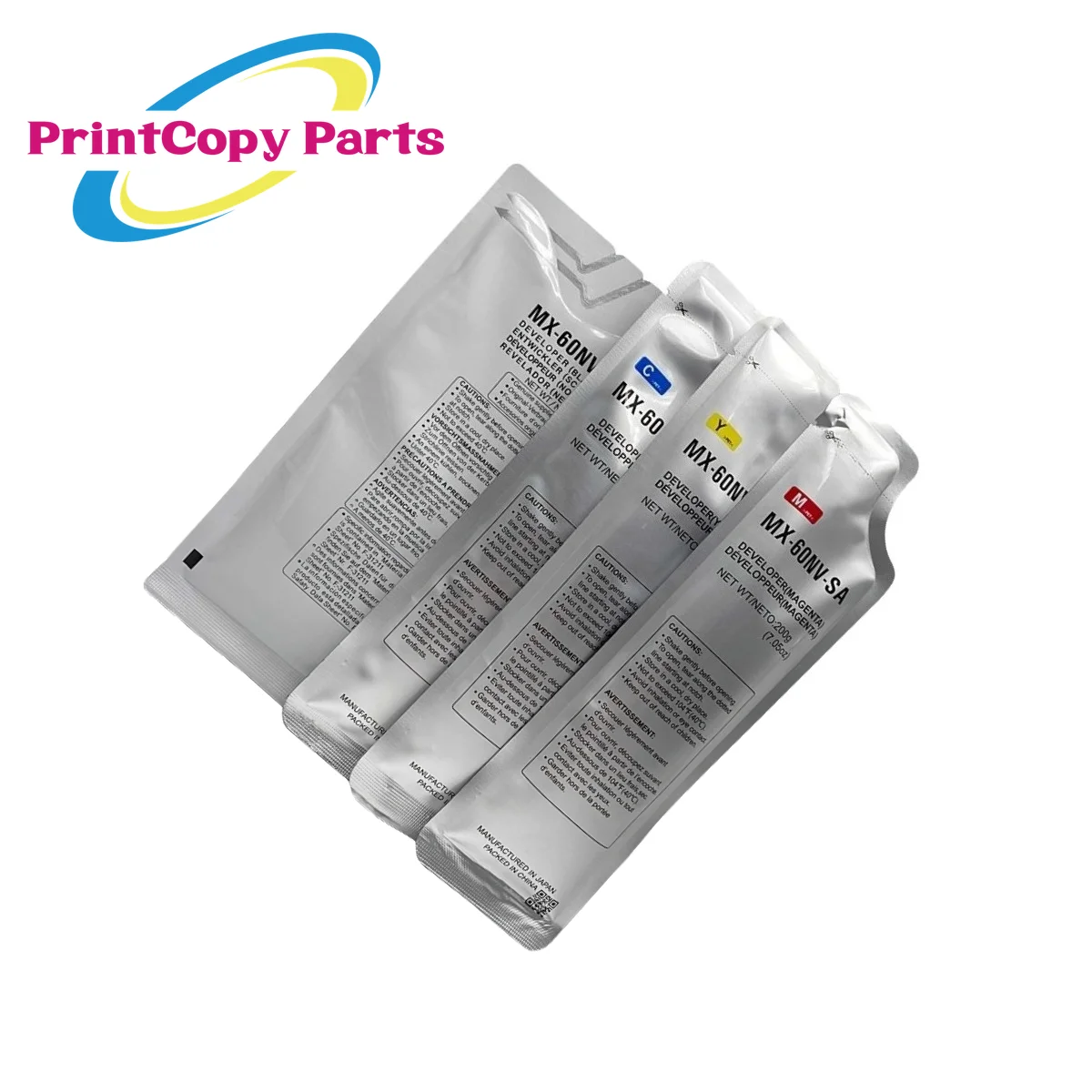 1PC MX60 MX-60 MX-60NV-BA MX-60NV-SA Developer Powder for Sharp SF-S501 S601 S271 S312 S2621R S3121R C3081 C4081 C3581 C5081