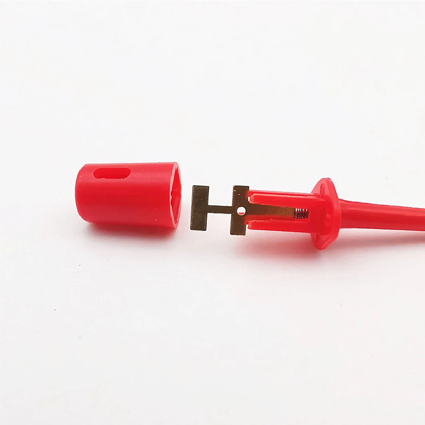 Small IC Grabber Probes Round Crocodile Clips Electronic Testing