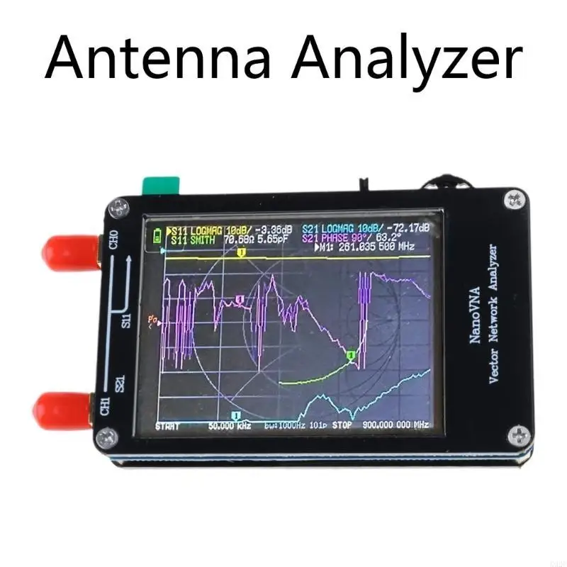 Vector Spectrum Antenna 50KHz-1.5GHz Support 32G LCD NanoVNA H Testers K92C