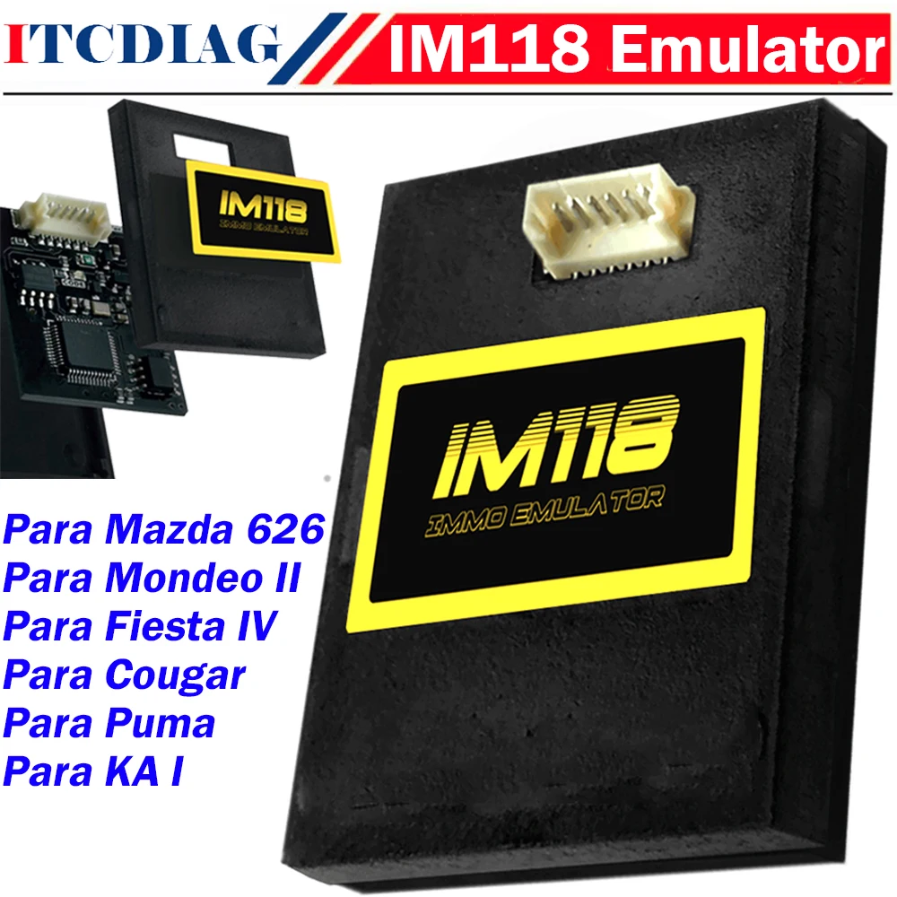 Emulador IMMO Off IM118, emulador inmovilizador de coche para Cougar, Fiesta lV, KA, Mondeo ll, Puma, Mazda 626 PK OF110
