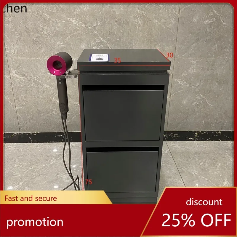 

HT Tool Cabinet Simple Barber Shop Hair Salon Special Tool Cabinet Hair Salon Locker with Charging