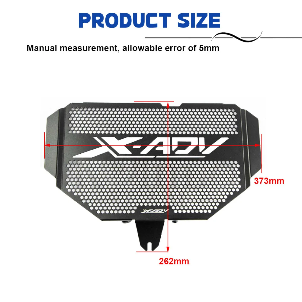 For Honda XADV750 2017 2018 2019 2020 Motorcycle Radiator Grille Guard For X-ADV 750 XADV 2021-2024 2025 Grill Protective Cover