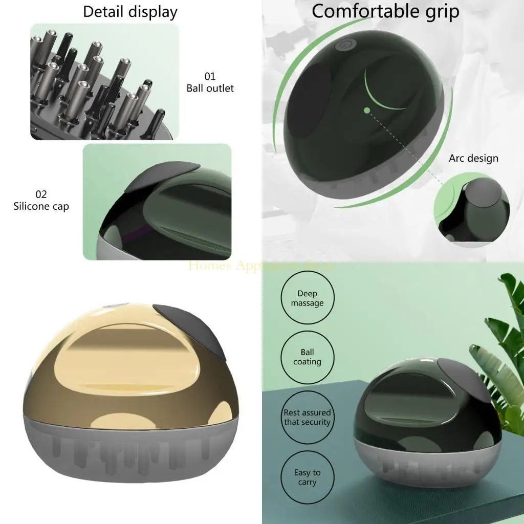 

D0AB Массажер для кожи головы, щетка, аппликатор для жидкостей, расческа, устройство для лечения волос с эфирным маслом