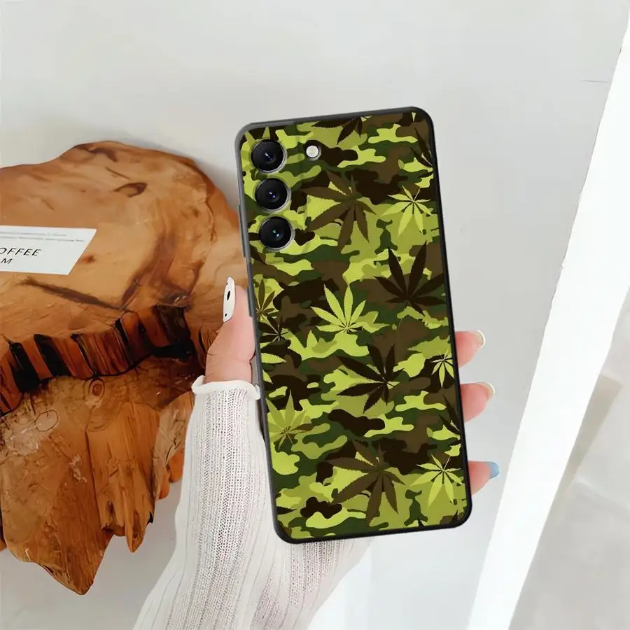 Simple Leaves Case for Samsung Galaxy A73 A51 A52 A36 A53 A17 A23 A37 A57 A15 A05 A55 A06 A25 A16 Phone Cover A50 A70 A13 A41