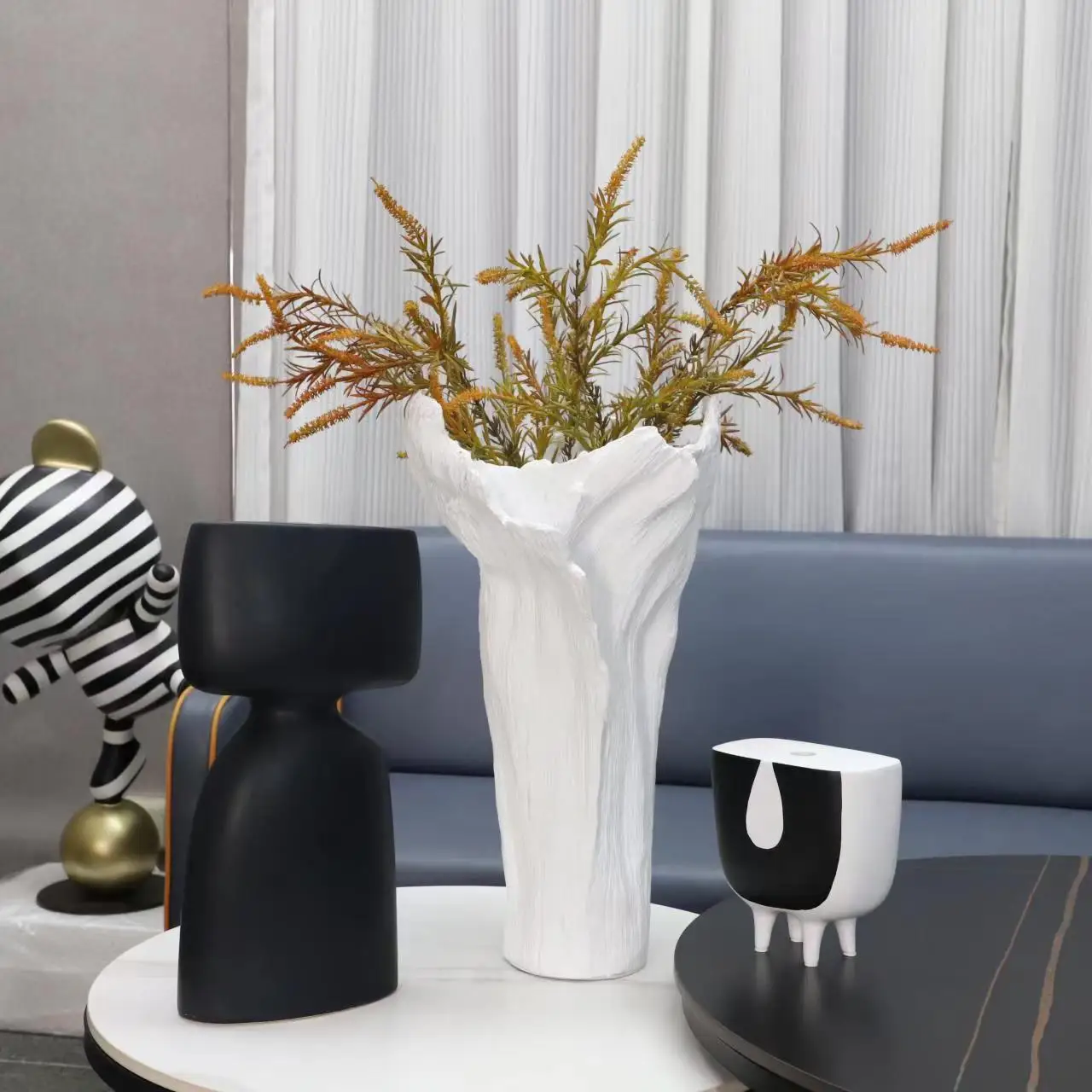 

Dried flowers, large tree stumps, flower utensils, home furnishing, living room vase, porch model ornament