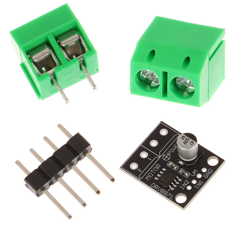 

Motor Driver One-piece DRV8871 H-Bridge DC Motor Driver Board, 3.6A Max, PWM Control, 6.5V-45V Range