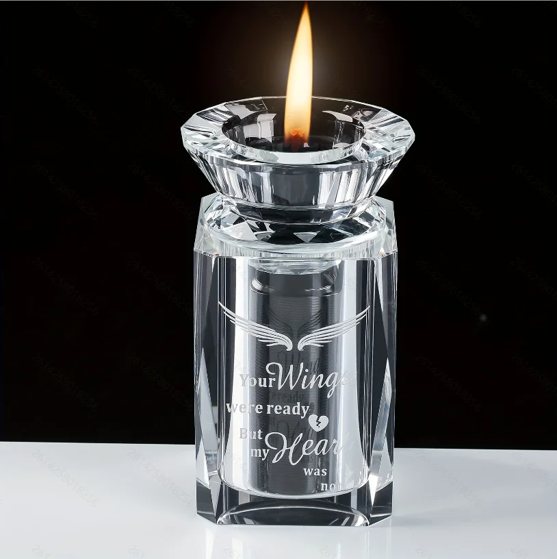 Small Urn Angel Wings Miniature Urns Crystal Ashes Human Pet Dogs Cats Remember Your Love One Lost