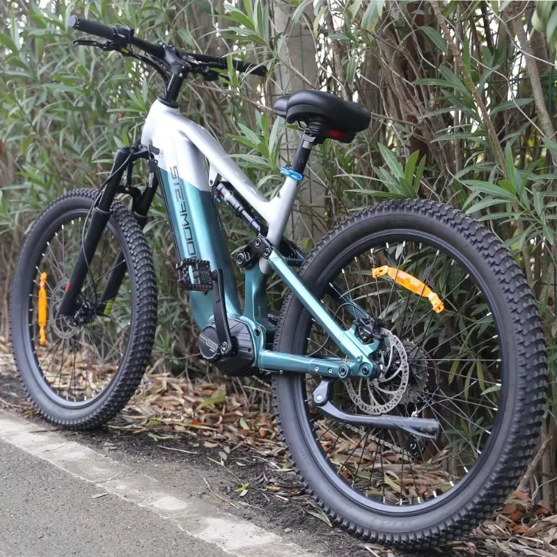 

Factory Direct High Quality 48v 750w Mid Drive Power Electric Hybrid Bike New Adult Full Suspension Mountain Ebike Electric Bike