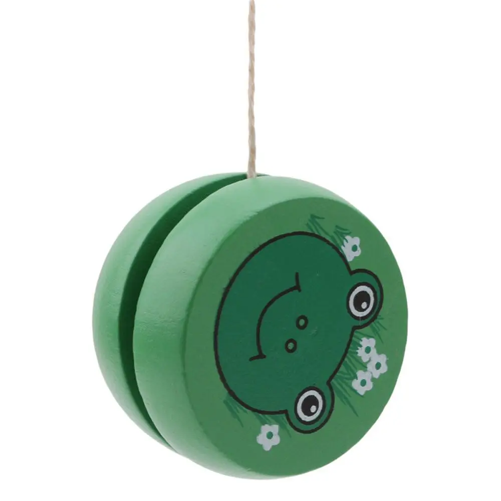 Créatif pour les enfants imprime d'animaux coccinelle en bois Yo Yo balle Yo-Yo Yoyo jouets
