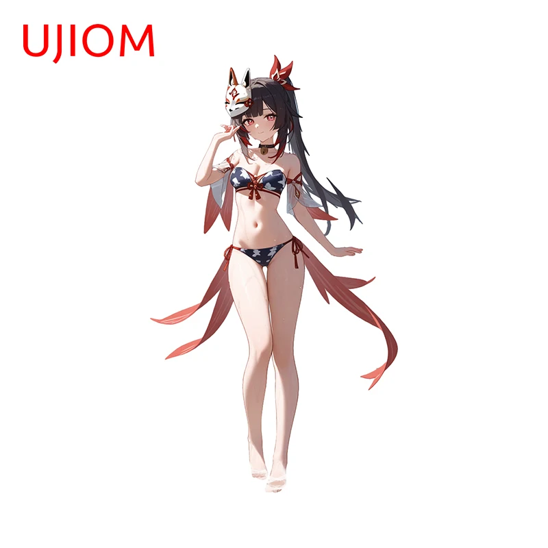 UJIOM 13cm Sexy Sparkle Honkai Star Rail Lovely Girl 3D Wall Sticker Funny Bedroom Decoration Decal Amusing Room Accessories