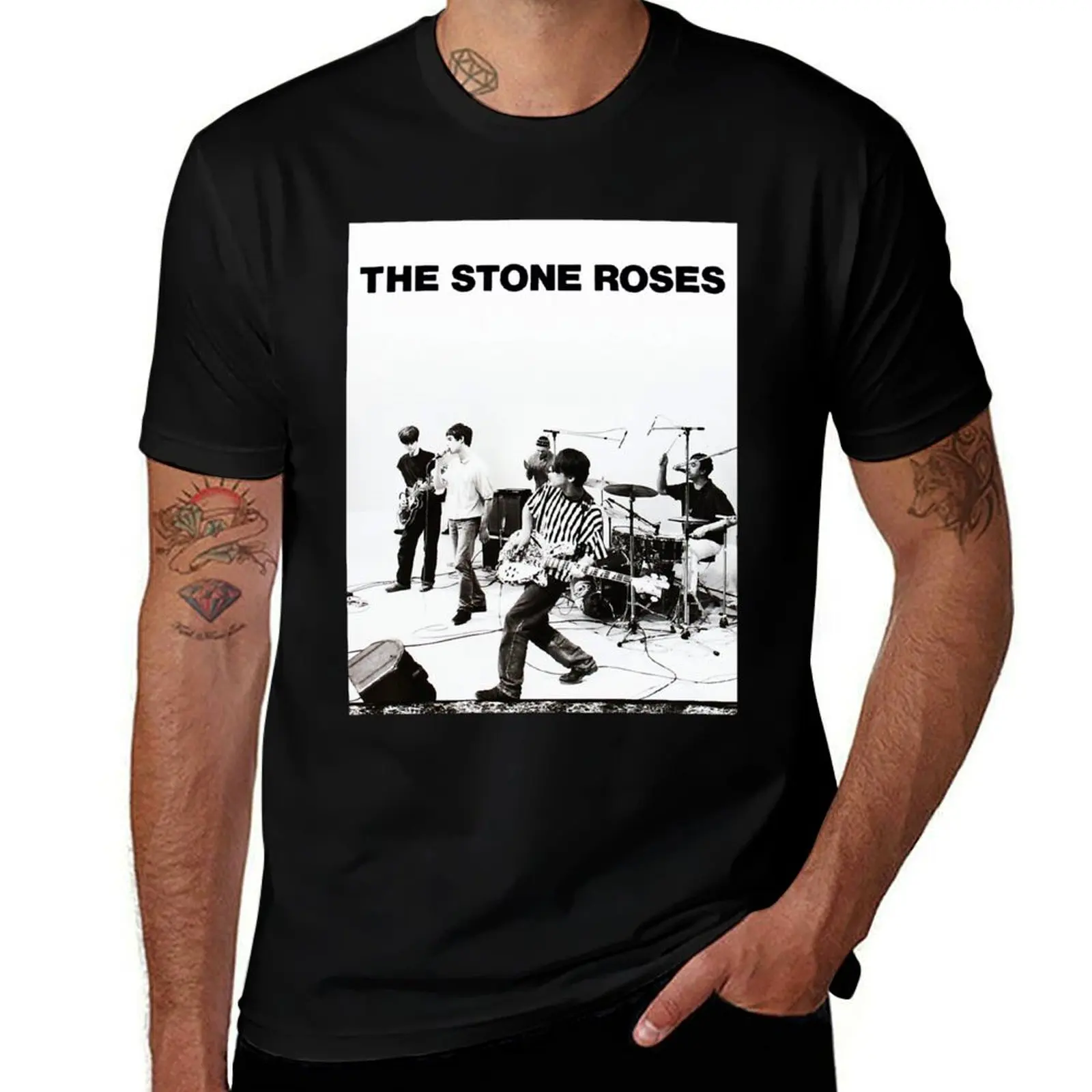 

Stone Roses live perform T-Shirt summer clothes Blouse men clothing