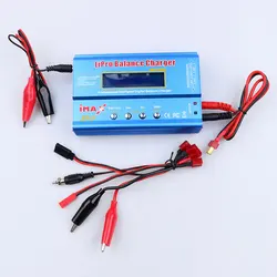 Dijital Imax B6 80W şarj dengeleyici T/Tamiya/12 fiş ile 12V/5A DC dönüştürücü adaptörü için RC Lipo NiMH NiCd Li-ion pil