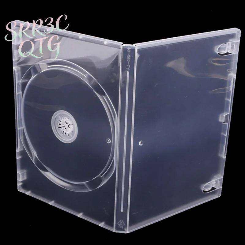 Hot Sale Single Disc PP Plastic CD Case, Milky Transparent Bottom