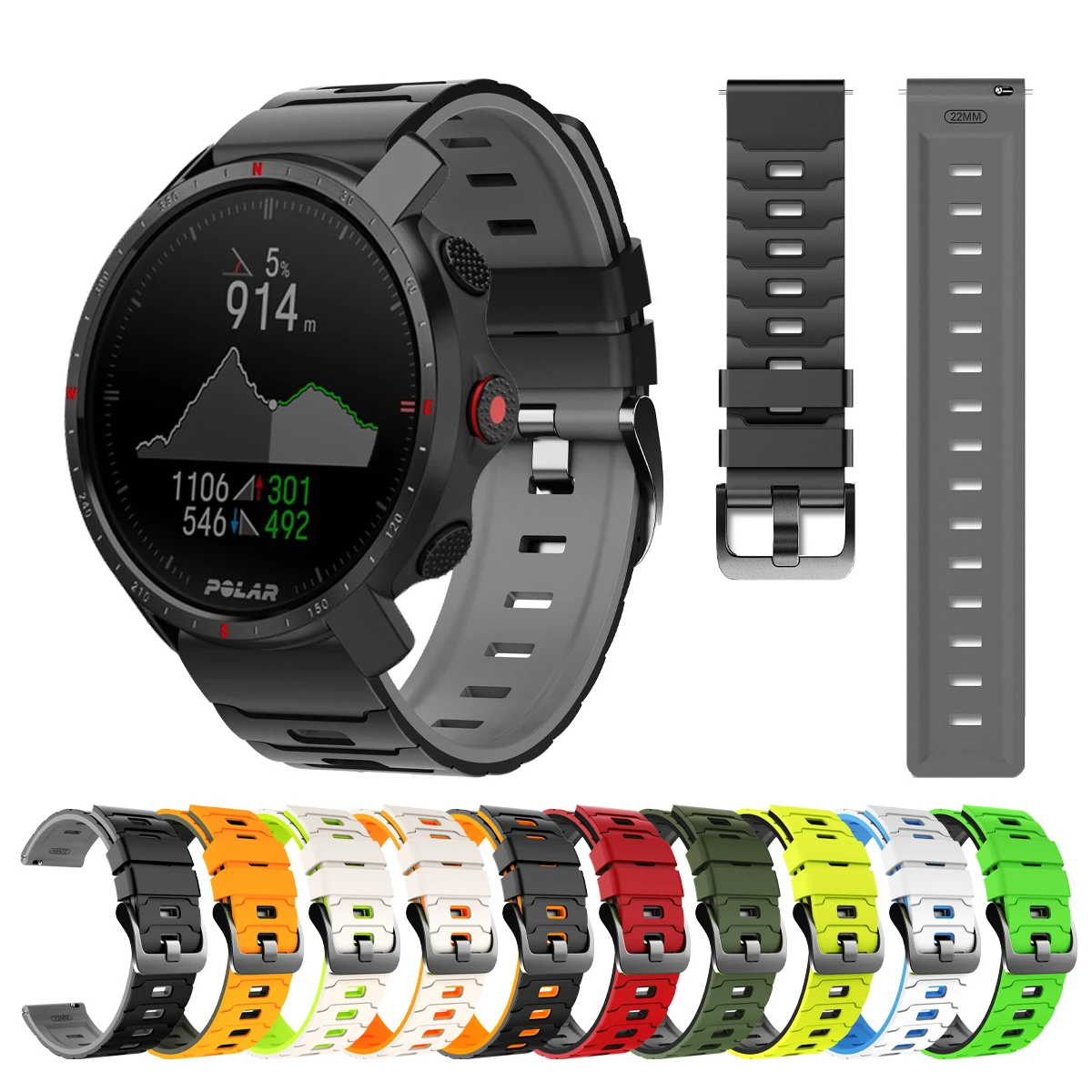 Silicone Watch Stra…