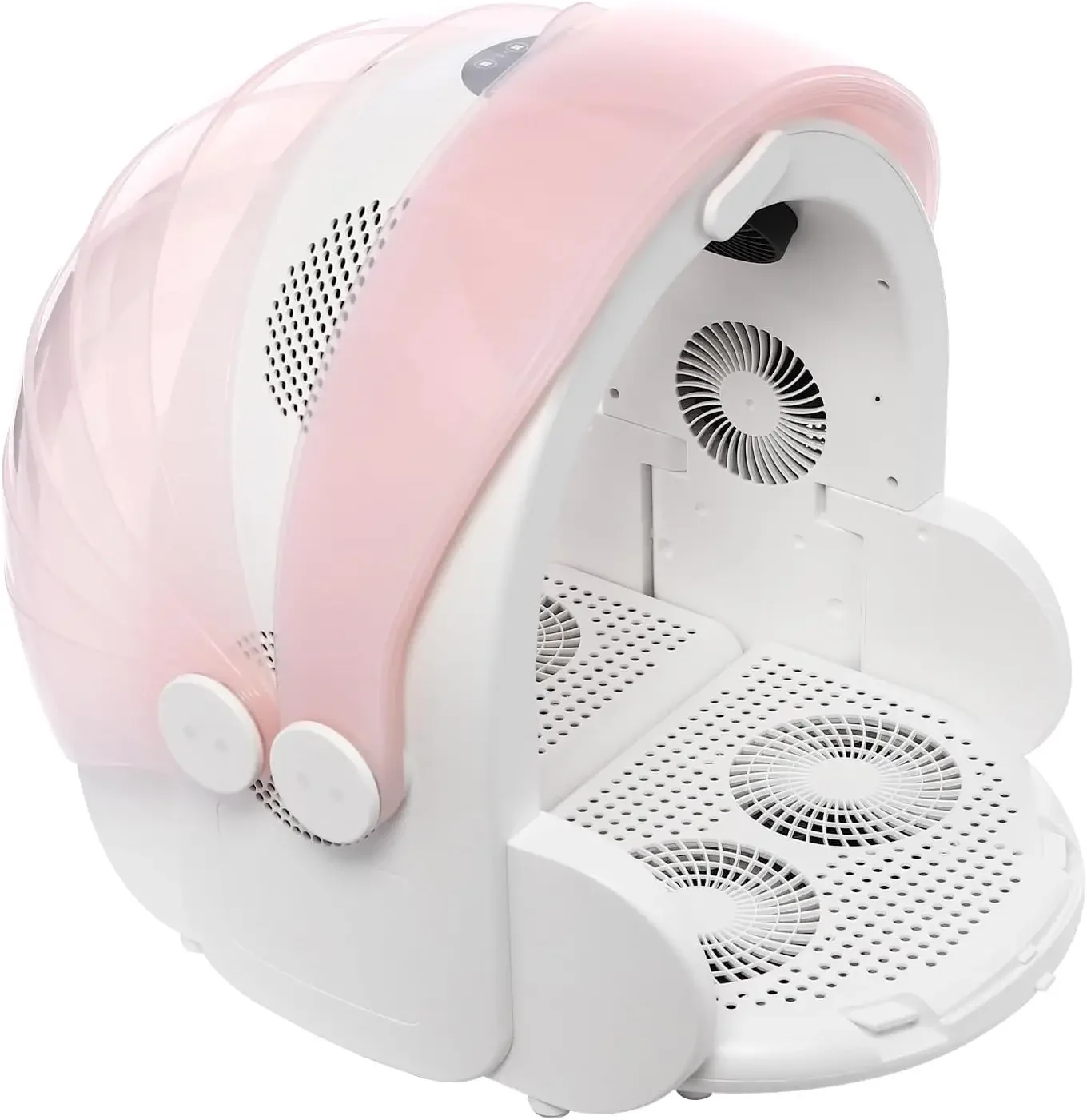 

Automatic Pet Dryer Box for Cats & Dogs, 8 Fans 360° Full Body Drying, 25-43℃/77-109.4℉ Temperature Control,