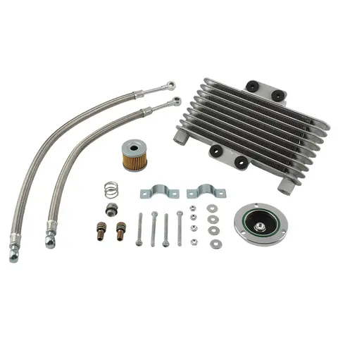Motorcycle Radiator Oil Cooler Kit 8 Storey 125cc To 400cc GS GN GZ GSX EN for KTM Honda Yamaha Kawasaki Dirt Bike Modified Parts