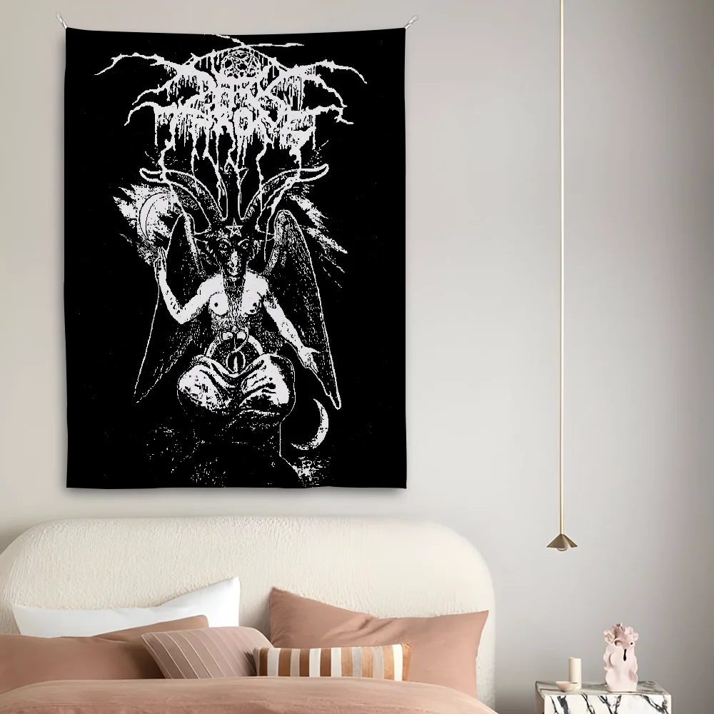 D-DARKTHRONES True Norwegian Metal Tapestry Perfect For Home&Living Bedroom Decor Wall Art Backdrop Banner