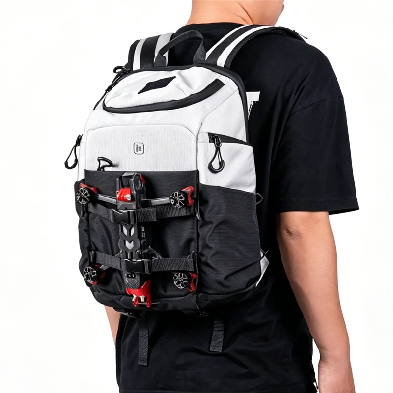 IFlight Youth FPV Carry Backpack Keeper Mini, 25kg Max Load Water Resistant TPU Zipper for School & Field Flight