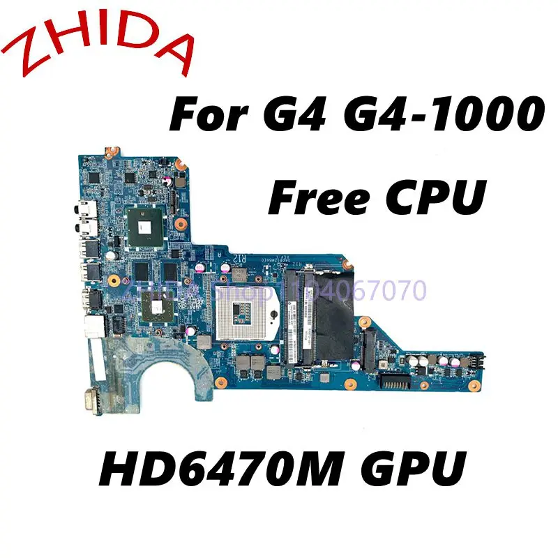 For HP Pavilion G4 G4-1000 laptop motherboard HM55 DDR3 HD 6470M Main board 636372-001 636371-001 DA0R12MB6E0 full tested