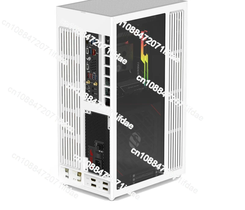 

Spot LZmod LS-360 V2 water-cooled vertical ITX chassis, unique display supports 40 series graphics card ATX power supply