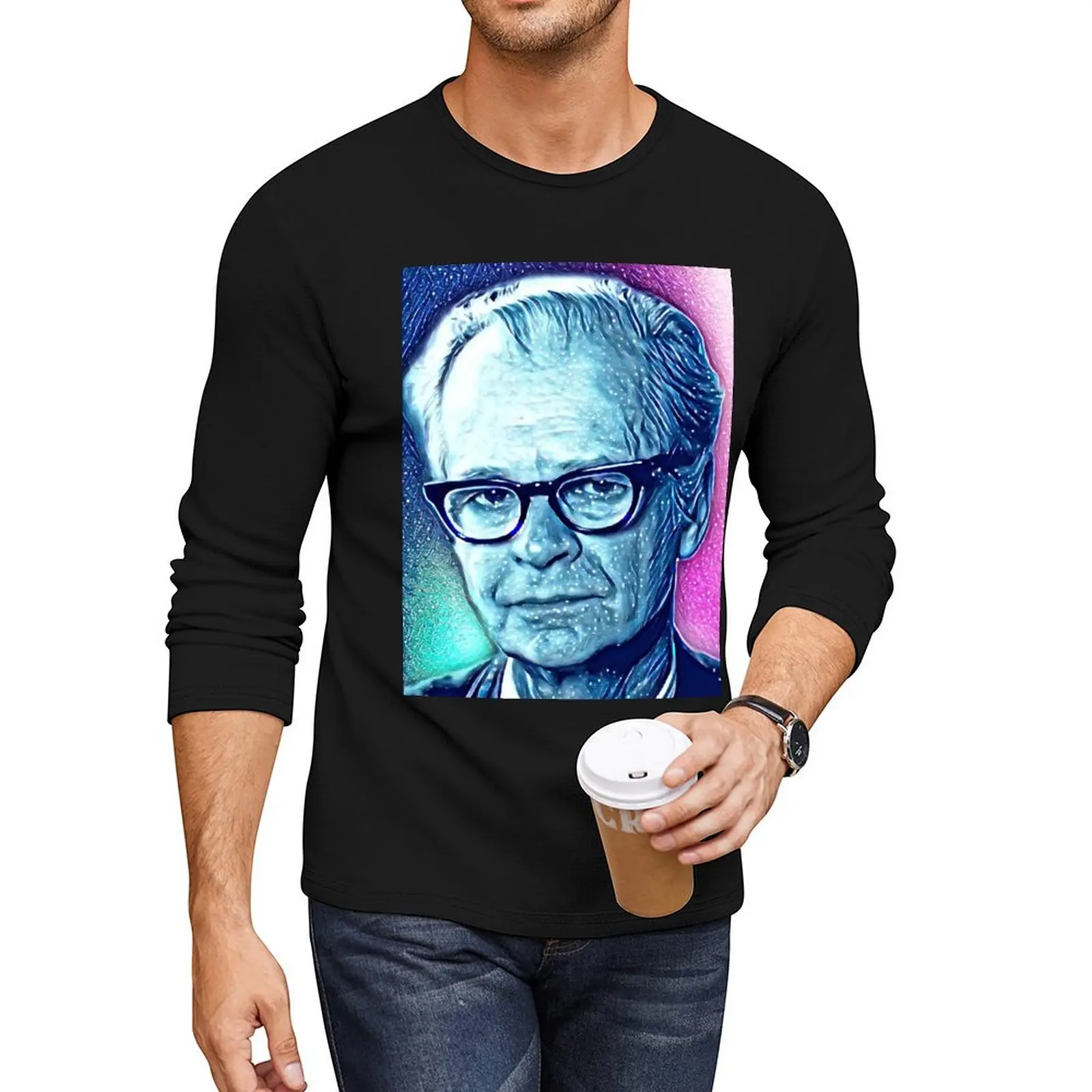 BF Skinner Artwork B F Skinner Portrait B. F. Skinner Wall Art Long T-Shirt boys white t shirts mens graphic t-shirts