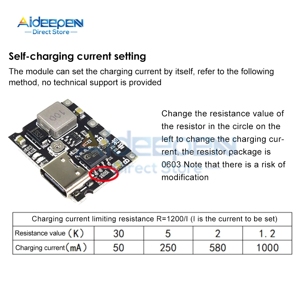 Type-C USB 5V 4.2V 2A Boost Converter Step-Up Power Module Lithium Battery Charging Protection Board For DIY Charger