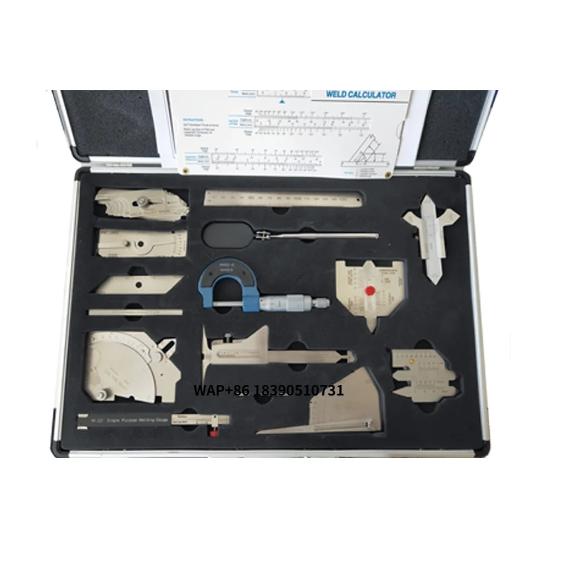 High Precision 14pcs Set Welding Gauge Inspection Tool Kit