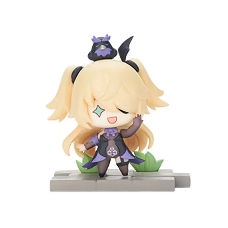 لعبة Genshin تأثير الشكل Kawaii Mondstadt سلسلة التماثيل Venti Klee Kaeya سطح المكتب زخرفة البلاستيكية لعبة مجسمة هدية عيد ميلاد للأطفال