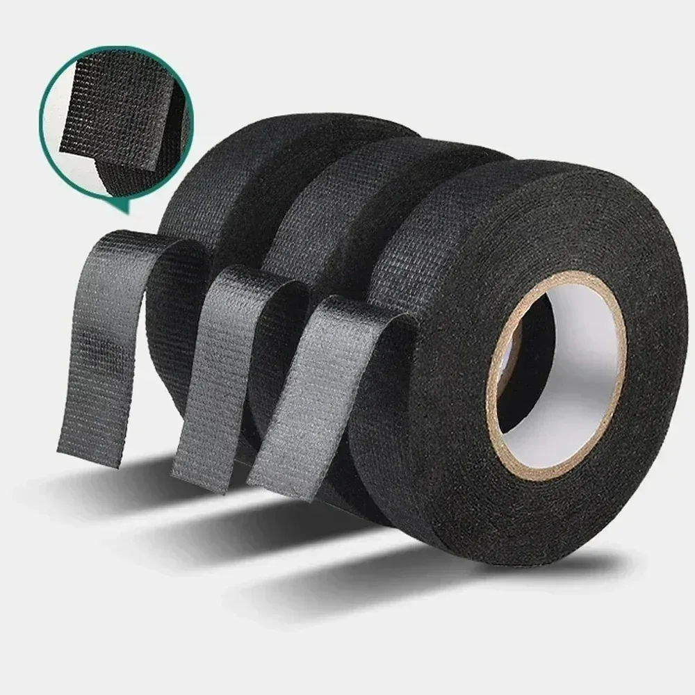 9/15/25/32/50MM Electrical Insulating Tape Heat Resistant Harness Tape Car Cable Harness Wiring Loom Protection Waterproof Tape