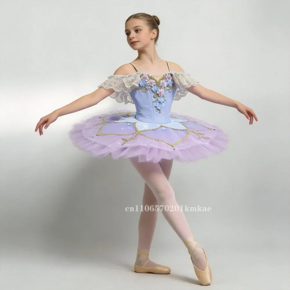 

Элегантный профессиональный балетный костюм-туту для взрослых и детей, одежда для выступлений балерины, сценический костюм «Лебедь», танцевальный костюм на Хэллоуин для женщин