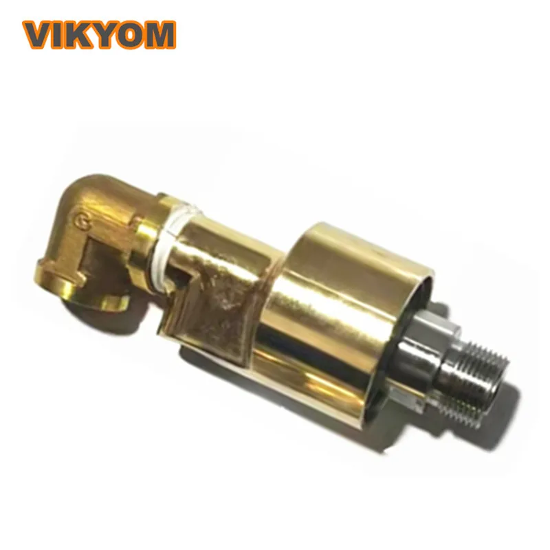 High-speed Copper Rotary Joint Water Air Hydraulic Oil Elbow Type Double Pass 3 4 6 Points 1 Inch Including Elbow Inner Tube