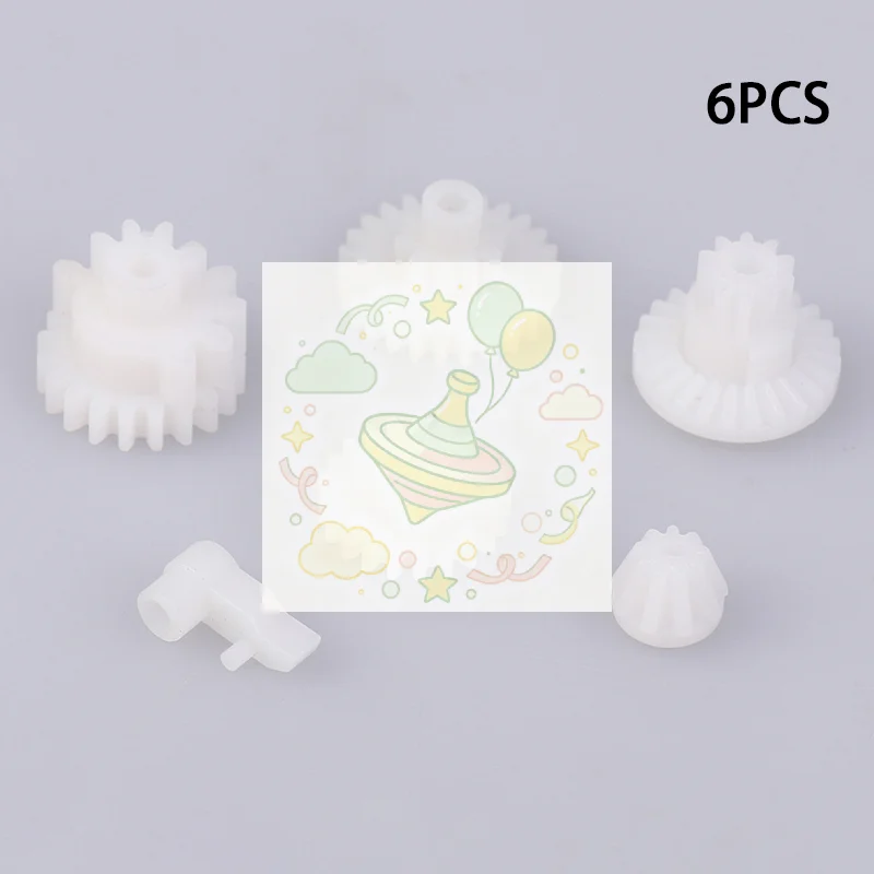 Gel Water STD 5S Gear 6 Piece Set 380 Motor D Shaft Gear CS0911 Gear Repair Refit Accessories Hot Sale New Arrival Best
