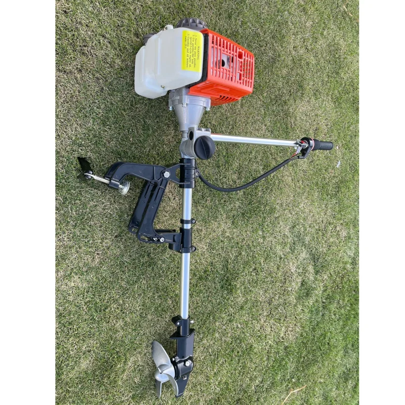 

2 Stroke 3.5HP Marine Boat Engine Outboard Motor Displacement 63cc With Air Cooling System For Inflatable Fishing Boat Kayak