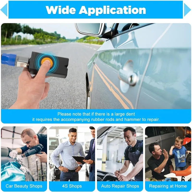 Induction Heater Machine Hot Box Car Paintless Dent Removing Repair Tool 110V Digital Screen for Repair Dents on Steel Car Body