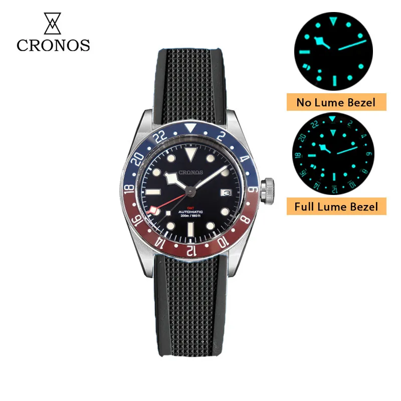 Cronos Mechanical Watch NH34 20Bar Waterproof