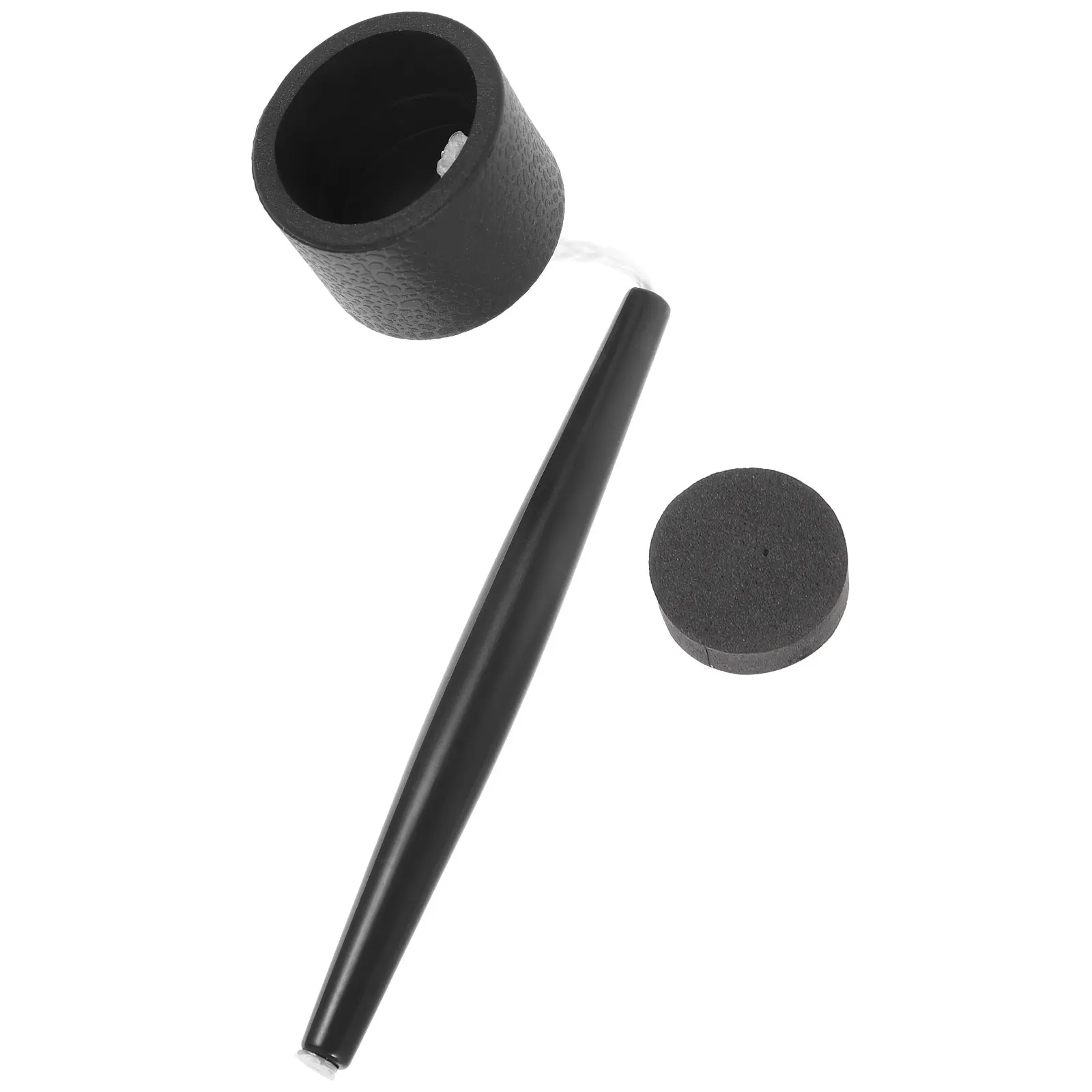 

Chocolate Hat Round Pool Chalk Holder Case Black Snooker Supplies Billiard Accessory Plastic Metal Storage Decor
