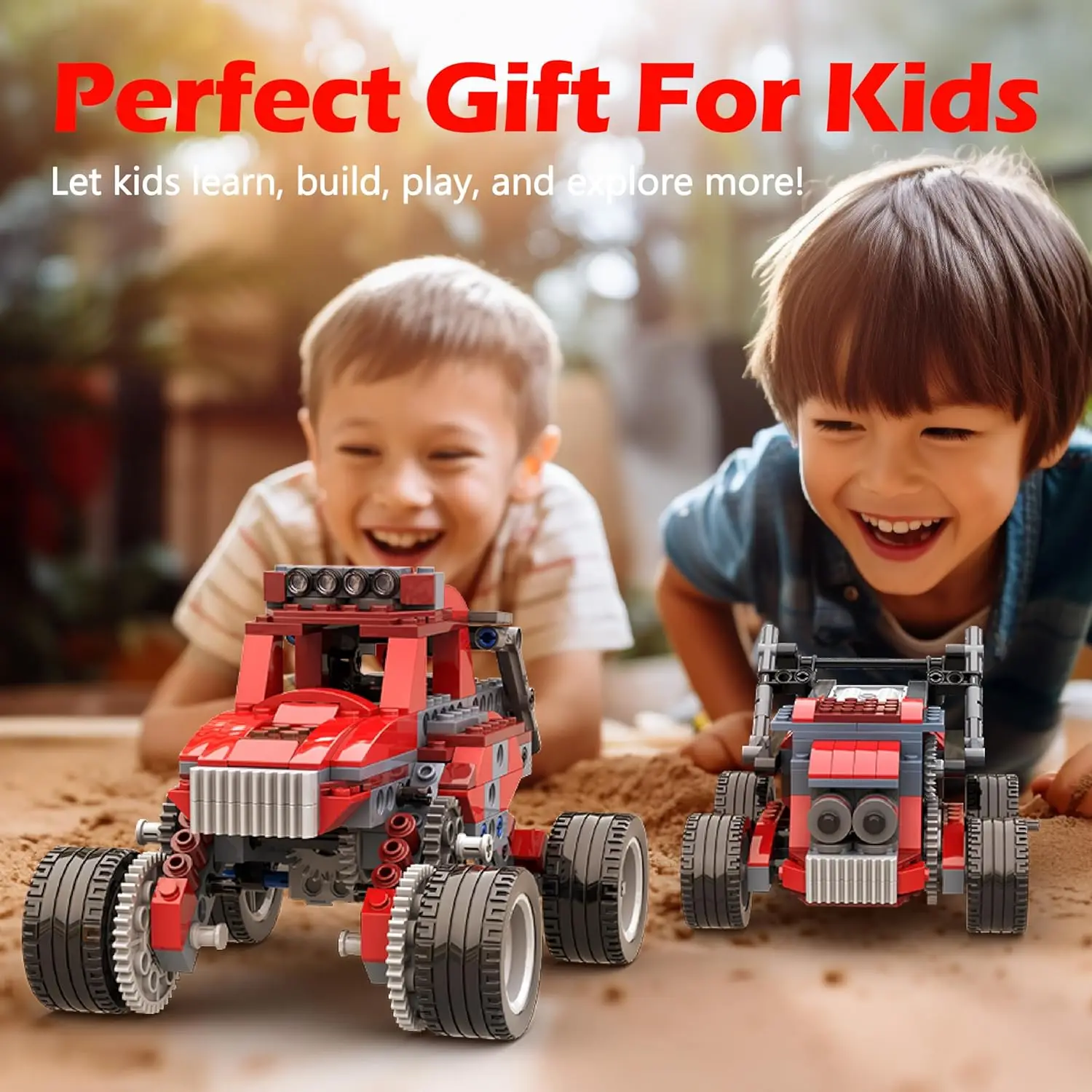 8-in-1 DIY STEM Robot Kit Cool Desktop Decoration for Home Office Interactive Science Art Educational Birthday Gift or Teens 6+