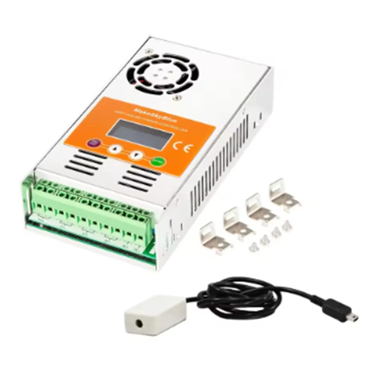 AB01 60A12V-V125 с Wi-Fi Cloud Box MakeSkyBlue 60A 12V MPPT Контроллер солнечного заряда для свинцово-кислотной батареи Li-NMC LifePO4