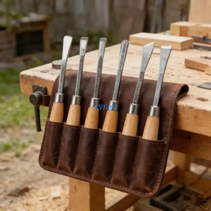 E15A Professional Design Carving Chisels 6 Piece Set For Precisions Craft Work