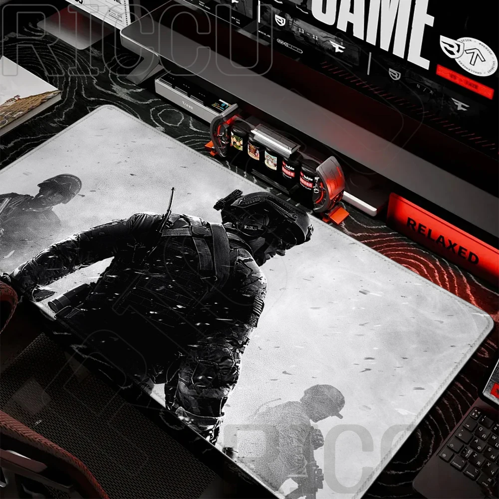 Alfombrilla de ratón de Anime HD de 400x900mm para Gamer esports, alfombrilla de ratón Xxl Call of Duty, accesorios para Juegos de PC, alfombrillas extendidas para interiores de escritorio